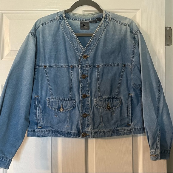 Vintage Denim Button-Up Jacket - Picture 2 of 11